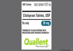 Pink Oblong 0 6 And A - Citalopram Hydrobromide 20mg Tablet