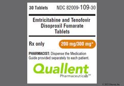 White Oblong I And 37 - Emtricitabine / Tenofovir Disoproxil Fumarate 200mg-300mg Tablet