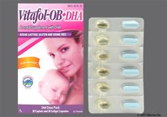 Vitafol OB Plus DHA Coupon - Vitafol OB Plus DHA 30 day of 65mg/1mg/250mg kit