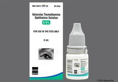 Ketorolac Coupon - Ketorolac 5ml of 0.5% eye dropper