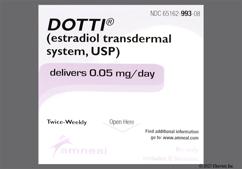 Dotti Coupon - Dotti 8 twice-weekly patches of 0.05mg / day carton