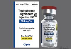 yellow - Testosterone Cypionate 200mg / mL in Oil for Injection