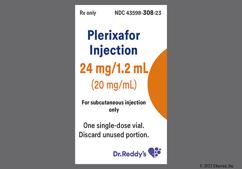yellow - Plerixafor 24mg / 1.2ml Solution for Injection