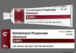 Halobetasol Coupon - Halobetasol 50g of 0.05% tube of ointment