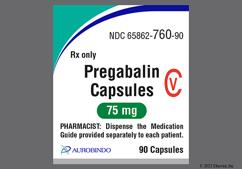 White And Orange Z 12 - Pregabalin 75mg Capsule