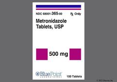 White Oblong 227 And U - Metronidazole 500mg Tablet