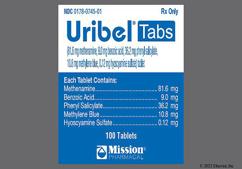 Uribel Coupon - Uribel 81.6mg/0.12mg tablet