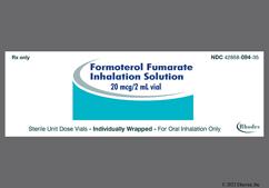 colorless - Formoterol Fumarate 20mcg / 2mL Solution for Inhalation