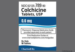 Purple Oblong C - Colchicine 0.6mg Tablet