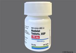 Blue Round L 19 - Nadolol 20mg Tablet