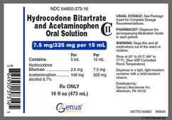 Hydrocodone / Acetaminophen Coupon - Hydrocodone / Acetaminophen 7.5mg / 325mg / 15ml oral solution