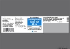 Brown Round Logo 35 - Amitriptyline Hydrochloride 25mg Tablet