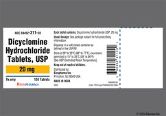 Blue Round Dc - Dicyclomine Hydrochloride 20mg Tablet
