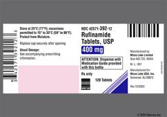 Pink Oblong E 30 - Rufinamide 400mg Tablet