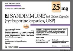 Sandimmune Coupon - Sandimmune 25mg capsule