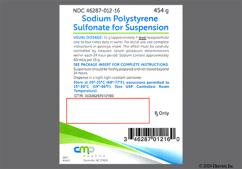 brown - Sodium Polystyrene Sulfonate 454g Powder for Suspension
