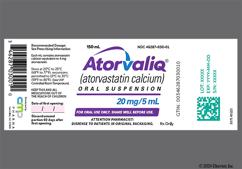 Atorvaliq Coupon - Atorvaliq 150ml of 20mg/5ml bottle of oral solution