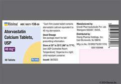 White Oval 115 - Atorvastatin Calcium 40mg Tablet