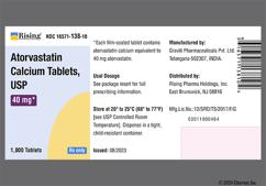 White Oval 115 - Atorvastatin Calcium 40mg Tablet