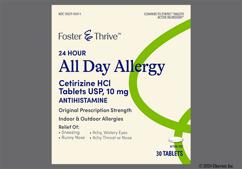 White Oval C - Foster & Thrive All Day Allergy 24 Hour 10mg Tablet