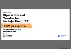 white - Piperacillin / Tazobactam 3.375g Powder for Injection