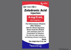 colorless - Zoledronic Acid 4mg / 5mL Solution for Injection