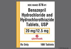 Purple Oblong E211 - Benazepril Hydrochloride / Hydrochlorothiazide 20mg-12.5mg Tablet