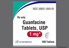 White Round G1 - Guanfacine Hydrochloride 1mg Tablet