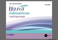 Bijuva Coupon - Bijuva 30 capsules of 1mg/100mg package