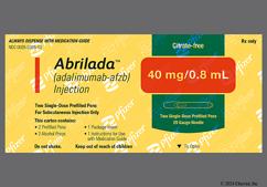 Abrilada Coupon - Abrilada 2 pens of 40mg/0.8ml carton