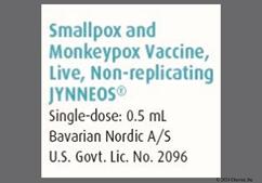 white and yellow - JYNNEOS Suspension for Injection
