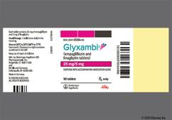Pink Triangle Logo And 25 / 5 - Glyxambi 25mg-5mg Tablet