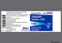 Yellow Oval 049 - Tadalafil 5mg Tablet