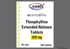 White Oblong V And T - Theophylline 300mg Extended-Release Tablet