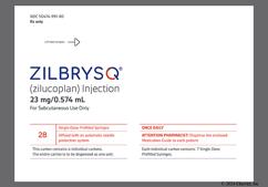 Zilbrysq Coupon - Zilbrysq 28 prefilled syringes of 23mg/0.574ml carton