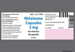 White Nit2 Zn11 - Nitisinone 2mg Capsule