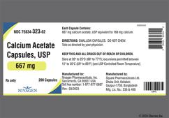Blue And White S086 S086 - Calcium Acetate 667mg Capsule