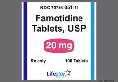 Beige Round L And 51 - Famotidine 20mg Tablet