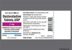 Blue Round D - Desloratadine 5mg Tablet