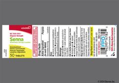 Brown Round W2 - Leader Senna Laxative 8.6mg Tablet