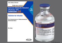 Gammagard Coupon - Gammagard 50ml of 10% bottle of infusion