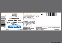 Pink Oval T 3 - Olmesartan Medoxomil / Hydrochlorothiazide 40mg-25mg Tablet