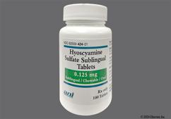 White Round Cl And 11 - Hyoscyamine Sulfate 0.125mg Sublingual Tablet