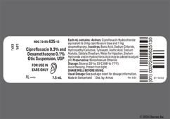 white - Ciprofloxacin / Dexamethasone 0.3%-0.1% Otic Suspension