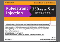 yellow - Fulvestrant 250mg / 5mL Pre-Filled Syringe Solution for Injection