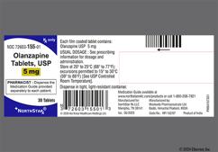 White Round Cl 40 - Olanzapine 5mg Tablet