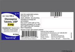 White Round Cl 40 - Olanzapine 5mg Tablet