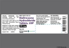 Yellow Round El 15 - Naltrexone Hydrochloride 50mg Tablet