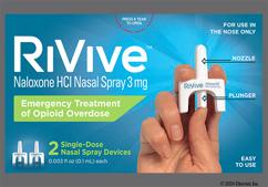 Rivive Coupon - Rivive two 4mg nasal sprays box