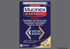 Mucinex Nightshift Sinus Coupon - Mucinex Nightshift Sinus 325mg/10mg/5mg/1.25mg tablet